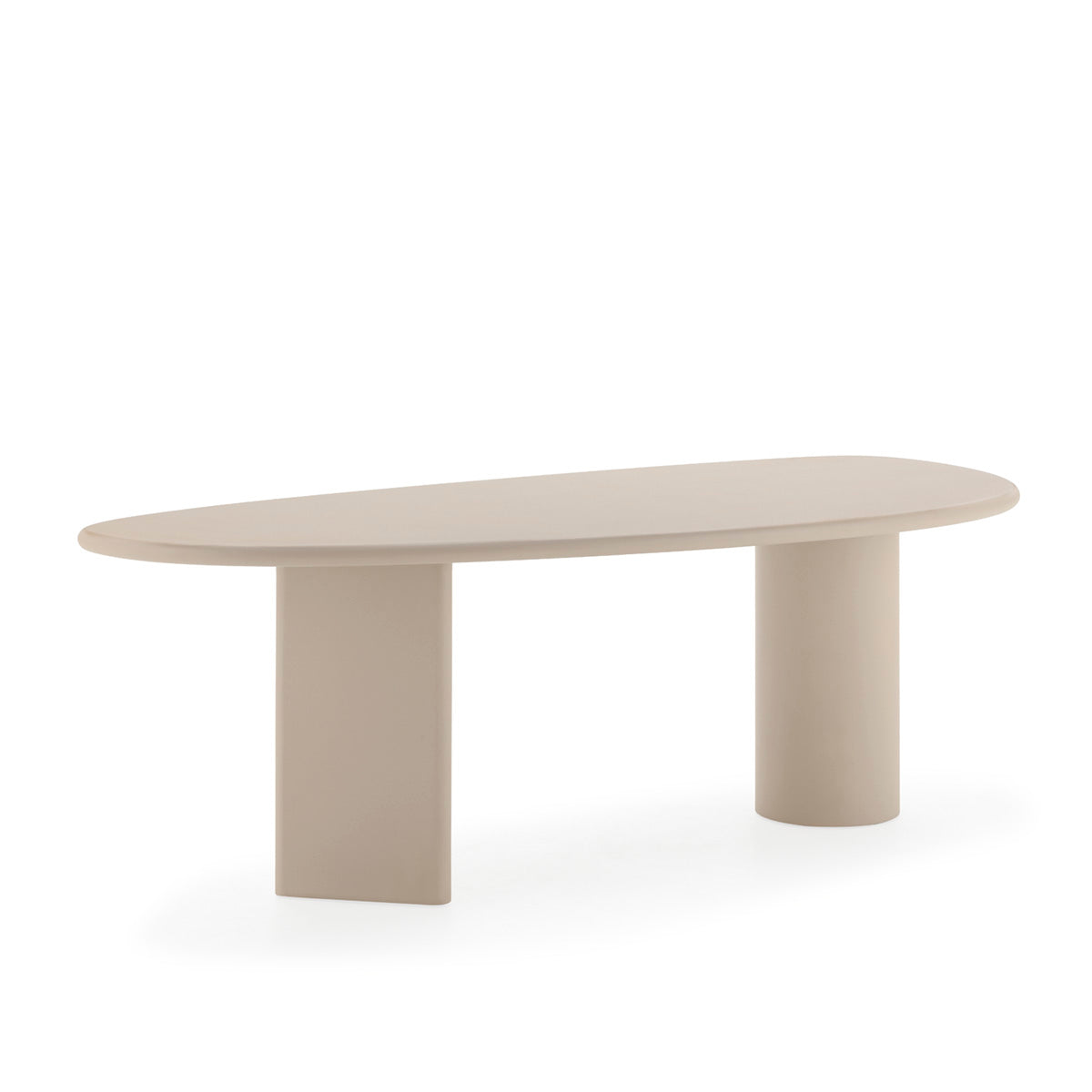 Mesa de comedor de piedra y resina Casamassima