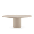 Mesa de comedor de piedra y resina Eboli
