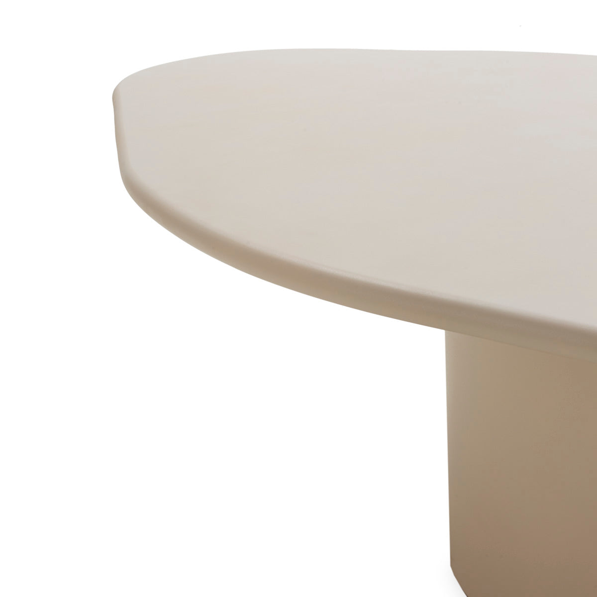 Mesa de comedor de piedra y resina Eboli