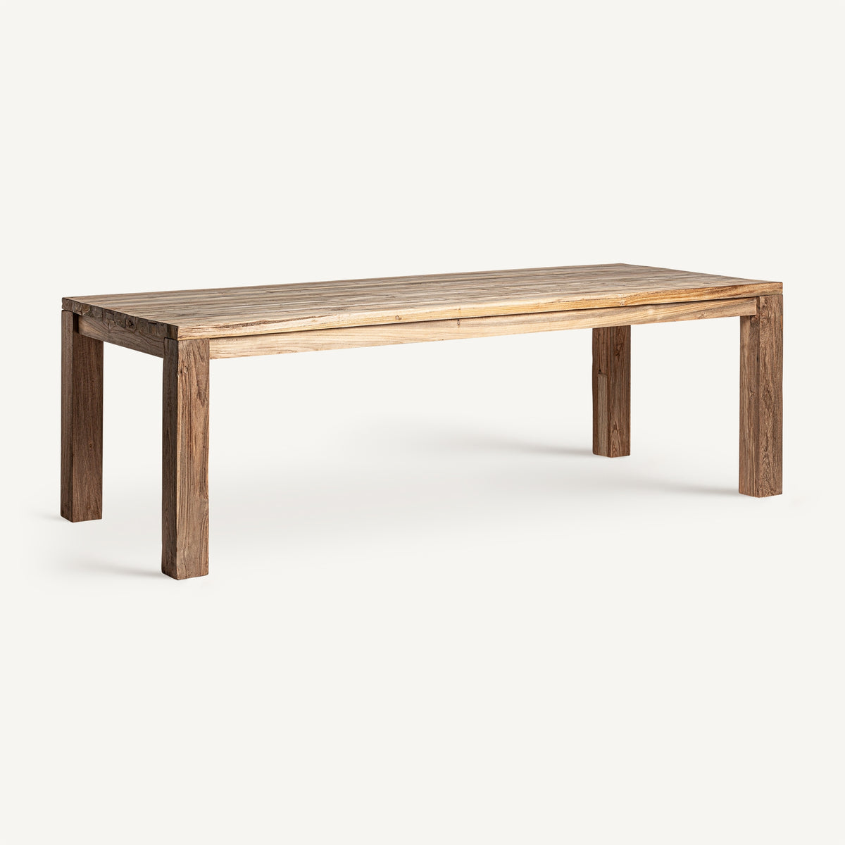 Mesa de comedor de teca reciclada Narila