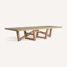 Mesa de comedor de teca reciclada Picena