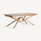Mesa de comedor extensible de fresno Erice