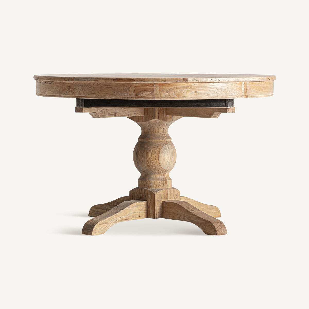 Mesa de comedor extensible de olmo reciclado Trani
