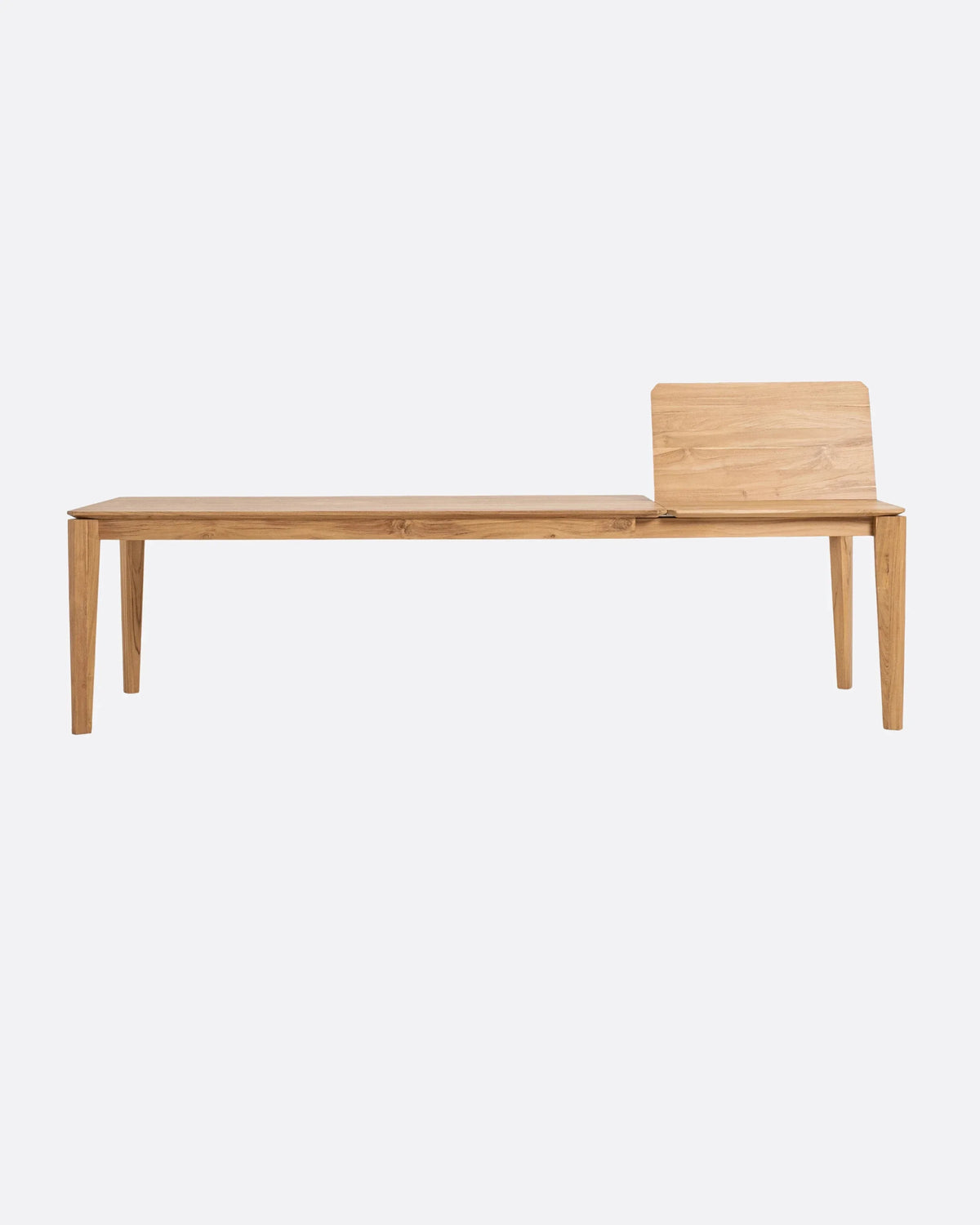 Mesa de comedor extensible de teca Soportújar