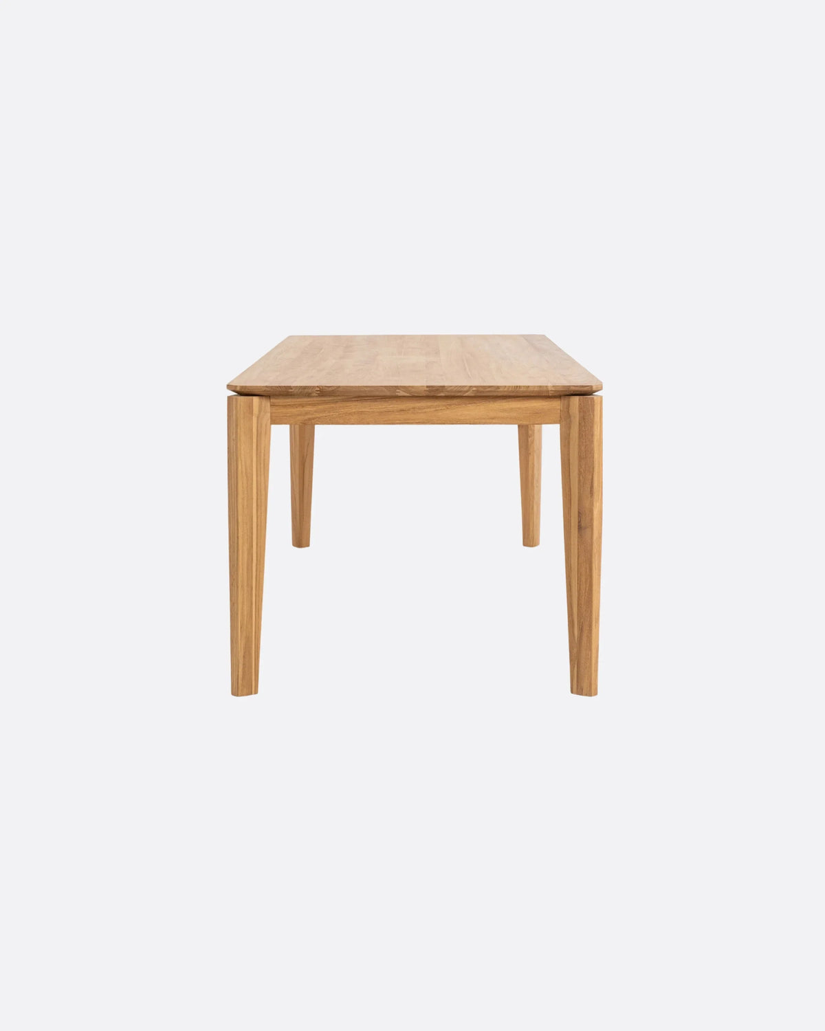 Mesa de comedor extensible de teca Soportújar