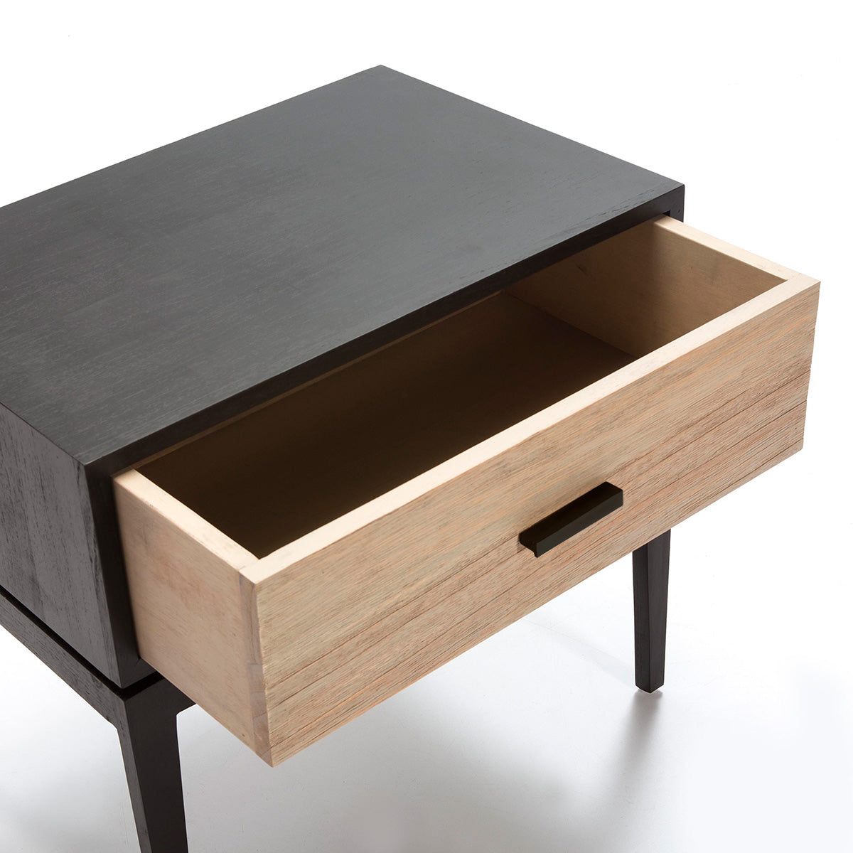 Mesita de noche de madera Almansa