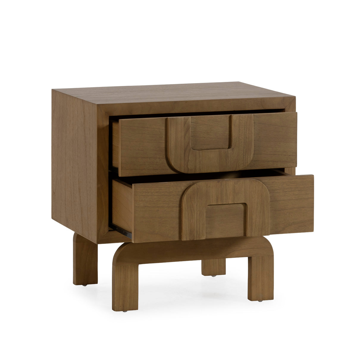 Mesita de noche de madera de cedro Salou
