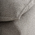 Módulo reposapiés de sofá tapizado gris Tavolara