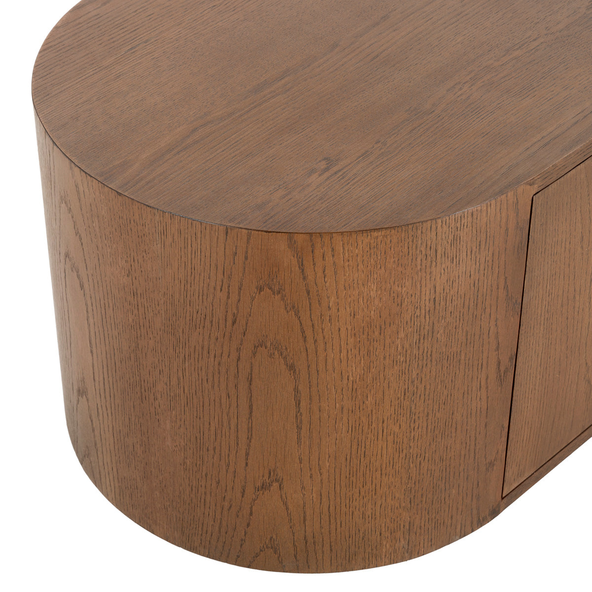 Mueble de TV de chapa de roble Perama