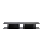 Mueble de TV de cristal templado Pradolongo