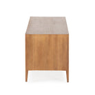 Mueble de TV de madera de cedro y ratán Potenza