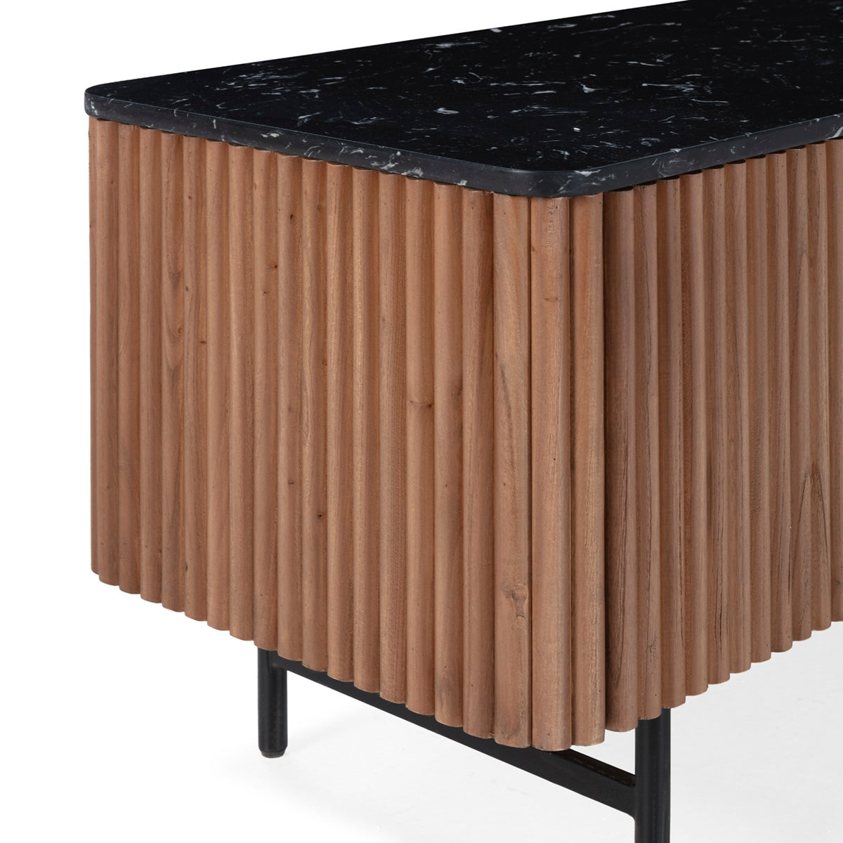 Mueble de TV de madera de olmo Torrent