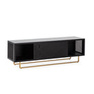 Mueble de TV de madera y ratán Amora