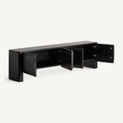 Mueble TV de mango negro Malhão
