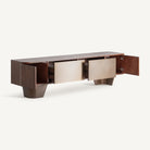 Mueble TV de olmo y acero bronce Opatija