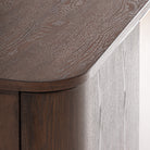 Mueble TV de olmo y acero bronce Opatija
