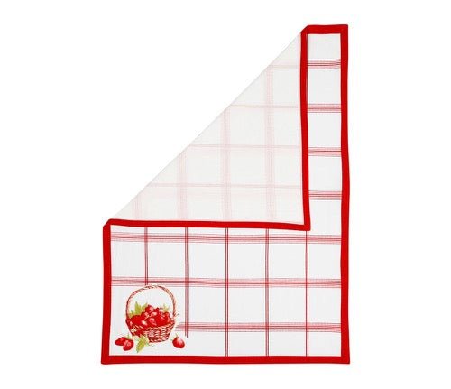 Paño de Cocina Fresas - pino_y_jacaranda