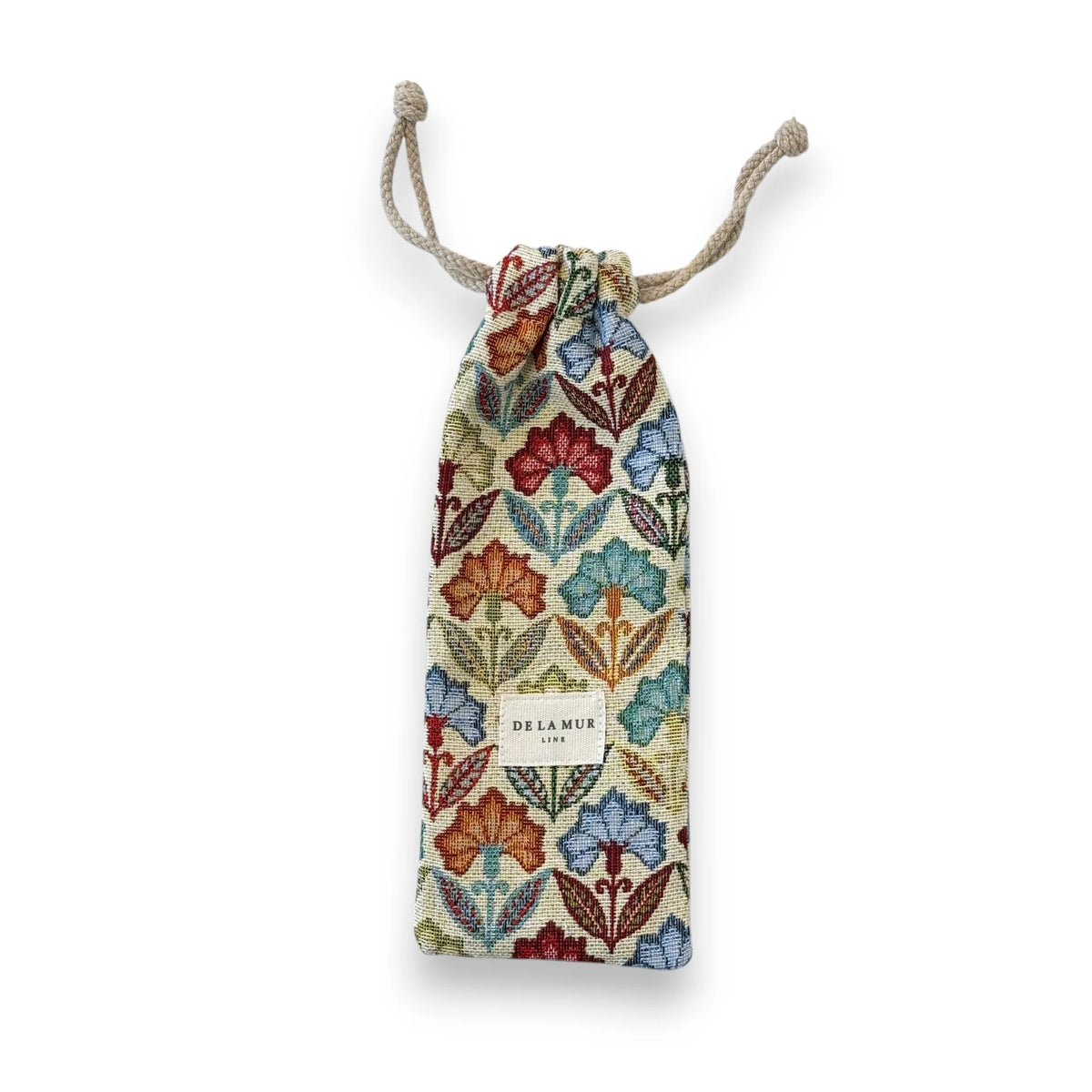 Abanico con Funda Flora - #pino_y_jacaranda#