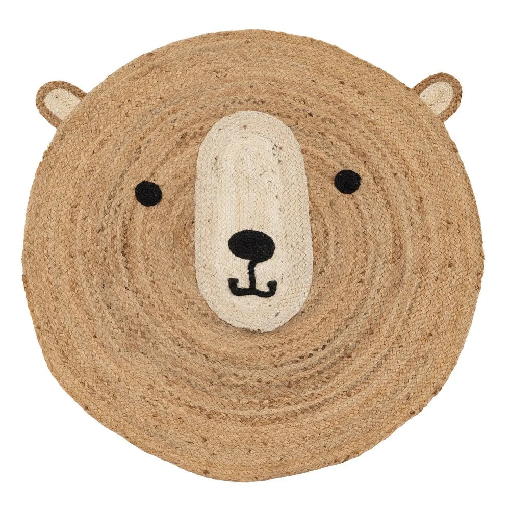 Alfombra Infantil Teddy Natural - #pino_y_jacaranda#