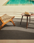 Alfombra Redonda de Interior y Exterior Palma Rock - #pino_y_jacaranda#