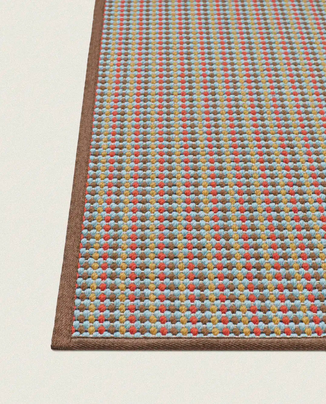 Alfombra Redonda de Interior y Exterior Strata - #pino_y_jacaranda#