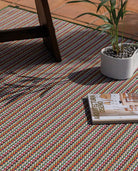 Alfombra Redonda de Interior y Exterior Strata - #pino_y_jacaranda#