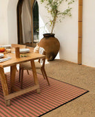 Alfombra Redonda de Interior y Exterior Strata - #pino_y_jacaranda#