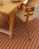 Alfombra Redonda de Interior y Exterior Strata - #pino_y_jacaranda#