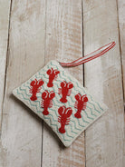 Bolso de Mano Perlas y Langosta - #pino_y_jacaranda#