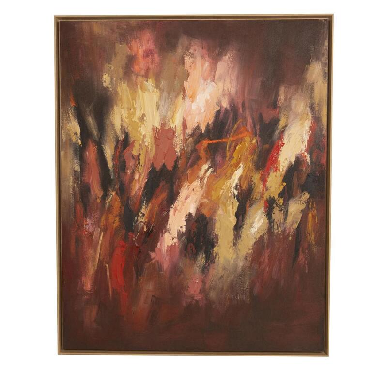 Cuadro Abstracto Fuego - #pino_y_jacaranda#