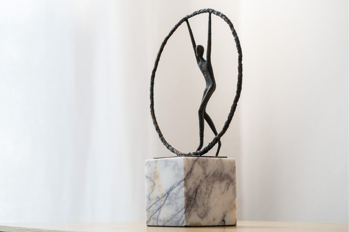 Escultura Círculo Vital - #pino_y_jacaranda#