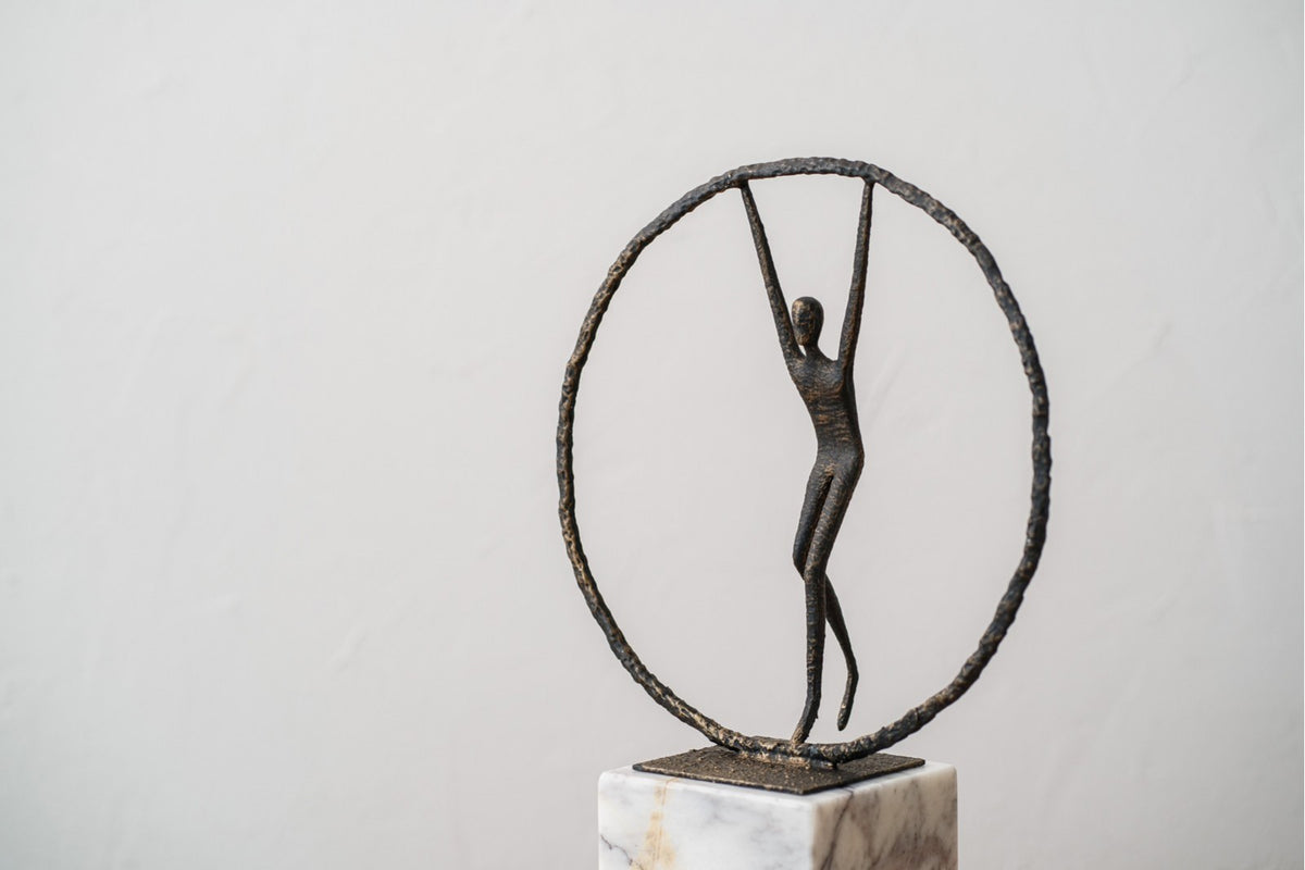 Escultura Círculo Vital - #pino_y_jacaranda#