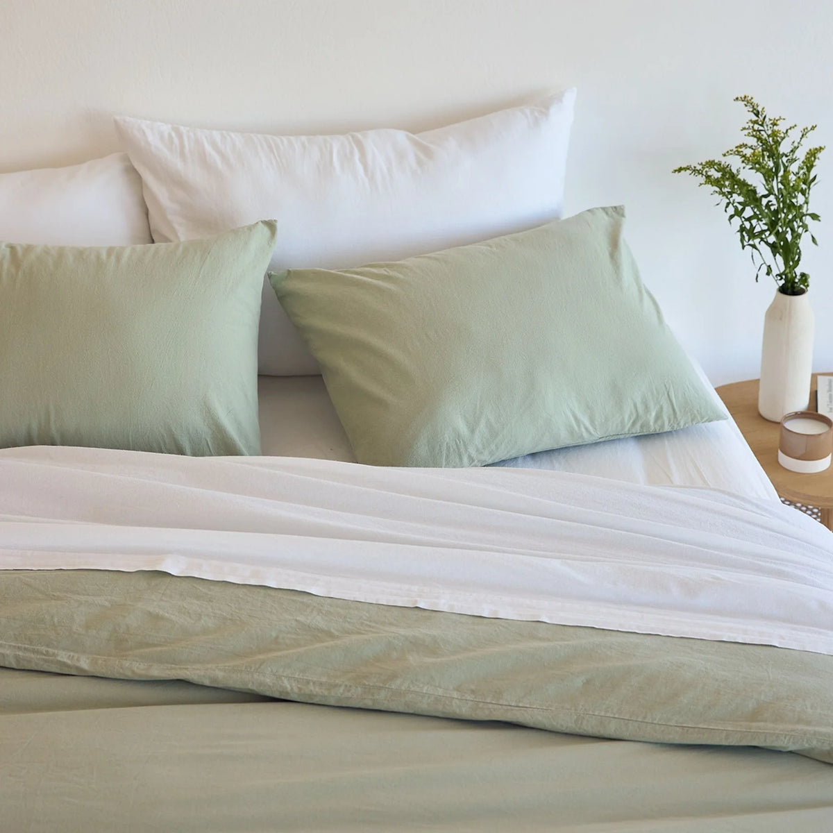 Juegos de Cama Tavira Verde Caqui - #pino_y_jacaranda#