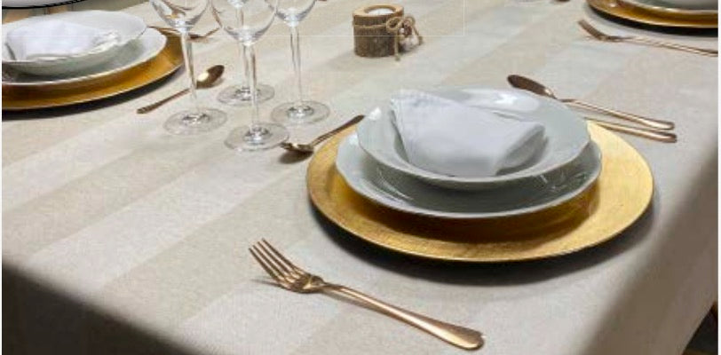 Mantel Antimanchas de Resina Less Lino - #pino_y_jacaranda#