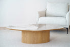 Mesa de Centro Óvalo Terra - #pino_y_jacaranda#