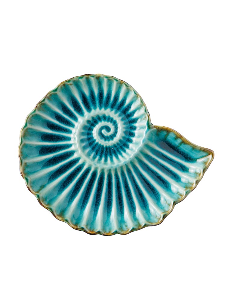 Plato de Aperitivo Redondo Shell - #pino_y_jacaranda#