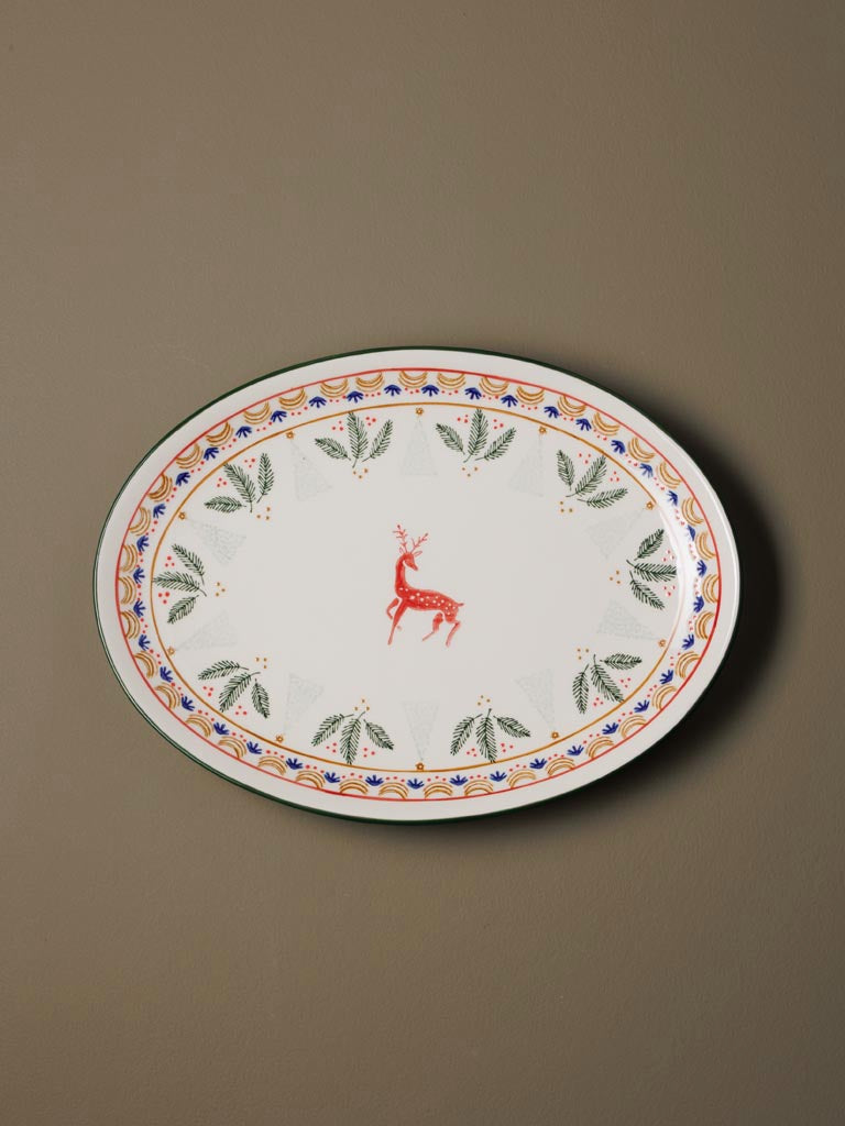 Plato para servir Bosque Encantado - #pino_y_jacaranda#