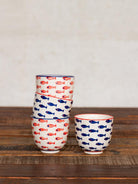 Set 2 Tazas Expresso de Café Fishing - #pino_y_jacaranda#