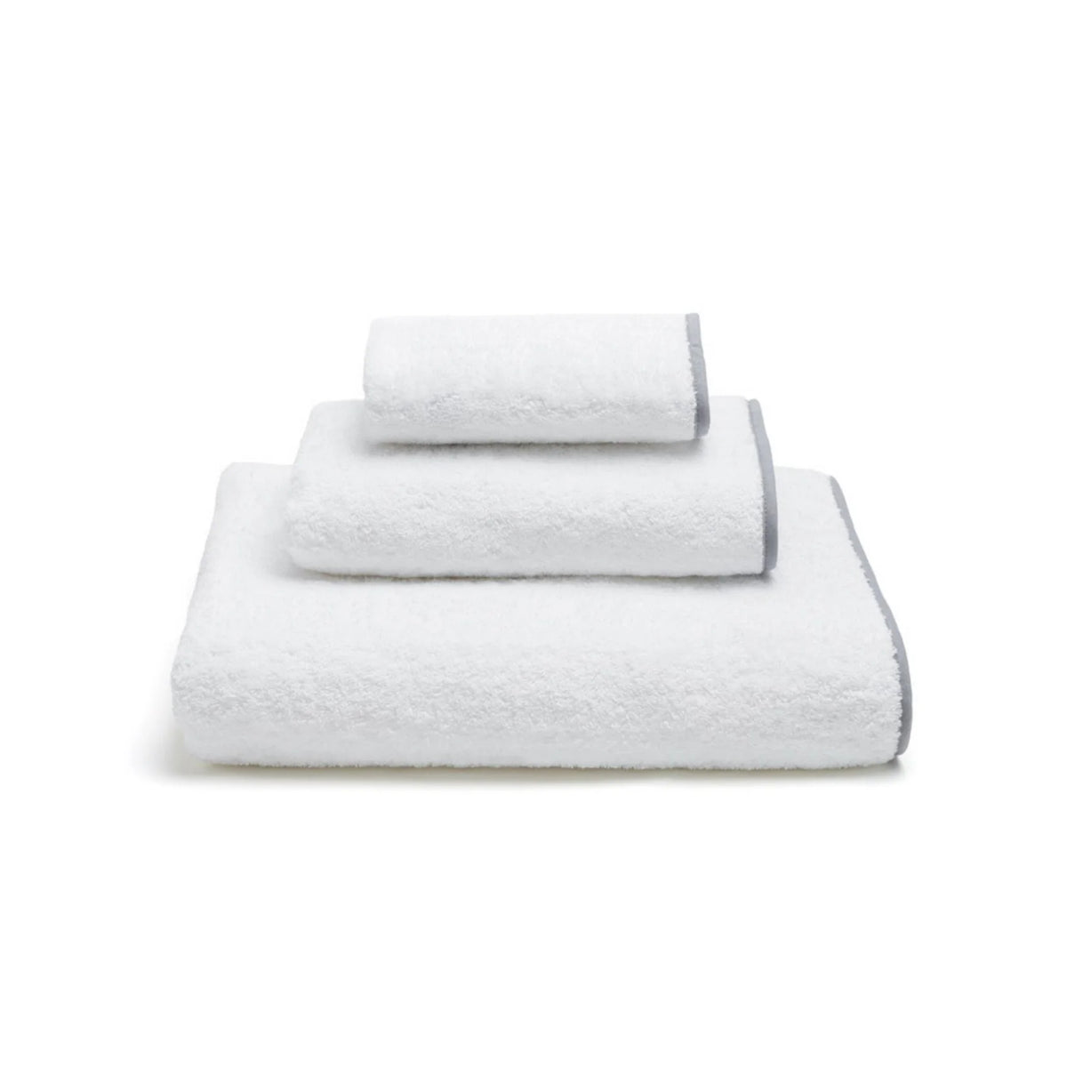 Juego de toallas Mira gris plata - #pino_y_jacaranda#