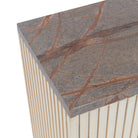 Plinto de madera y mármol Piacenza