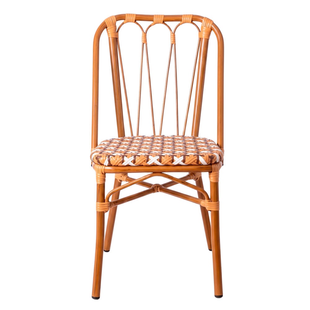 Set de 2 sillas de exterior de ratán sintético Lilia