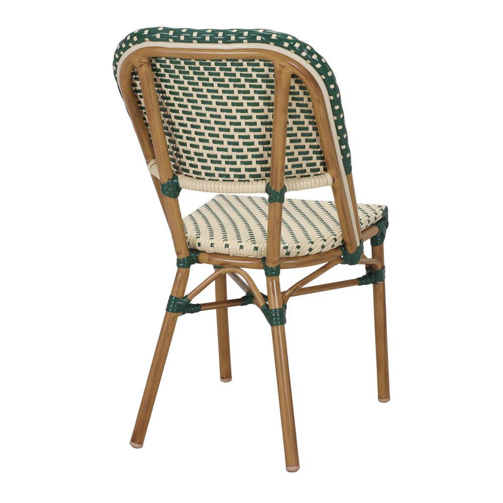 Set de 2 sillas de exterior de ratán sintético Nayara