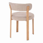 Set de 2 sillas tapizadas efecto roble Bianca