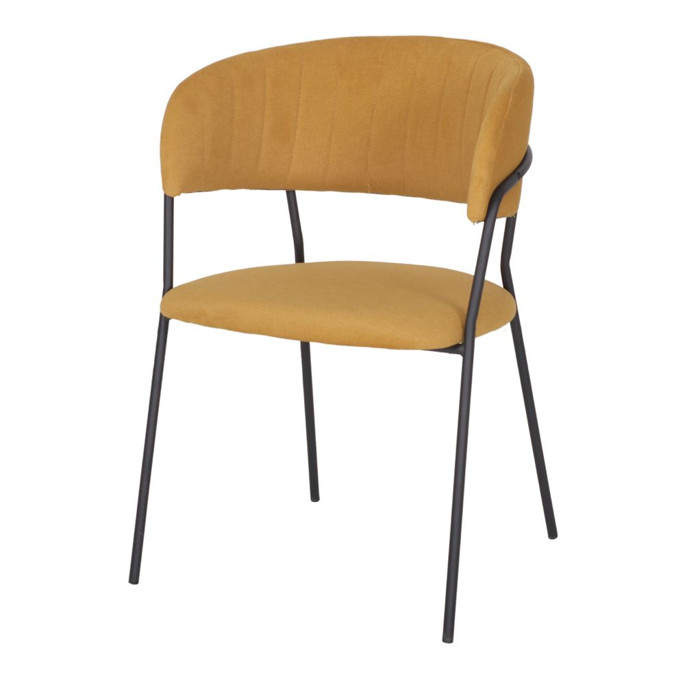 Set de 2 sillas tapizadas mid century Adhara
