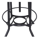 Set de 2 taburetes altos regulables de metal Bernard