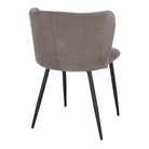 Set de 4 sillas tapizadas de metal Tiziana