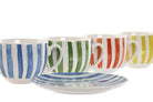 Set de 6 Tazas de Té Rayas - pino_y_jacaranda