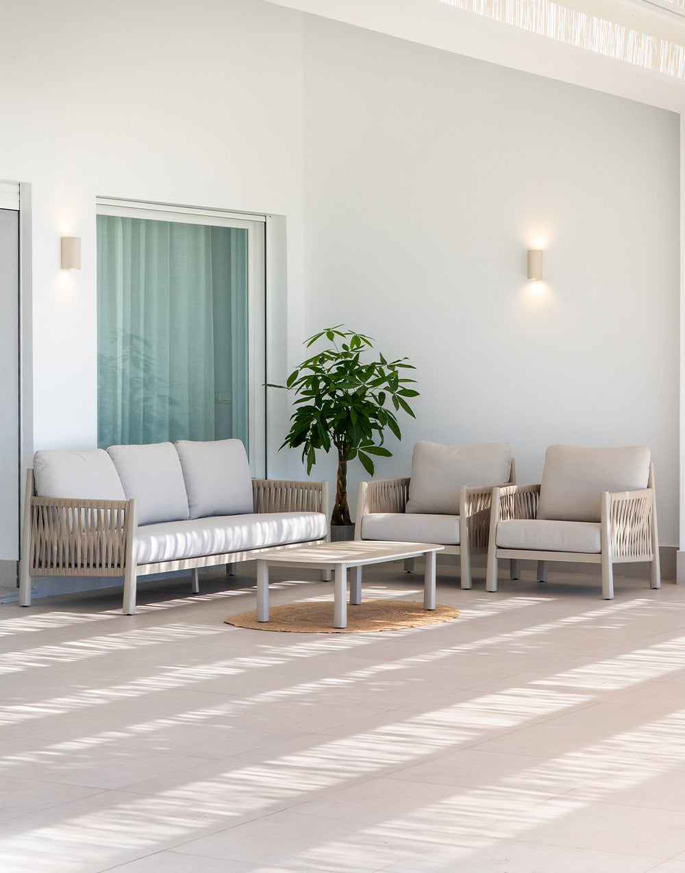 Set de Sofá y Mesa de Exterior Priego