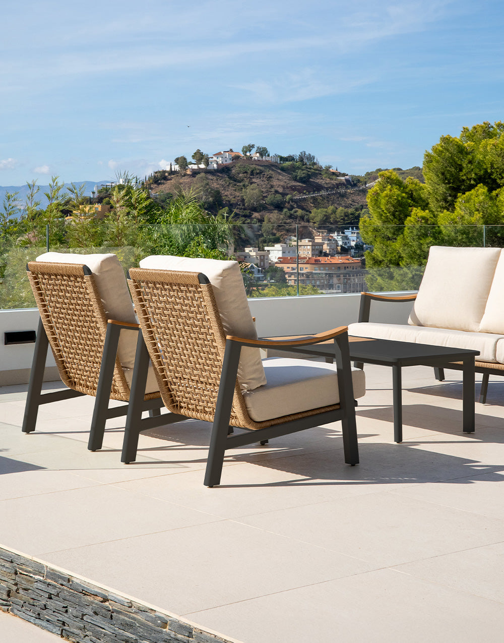 Set de Sofá y Mesa de Exterior Segorbe