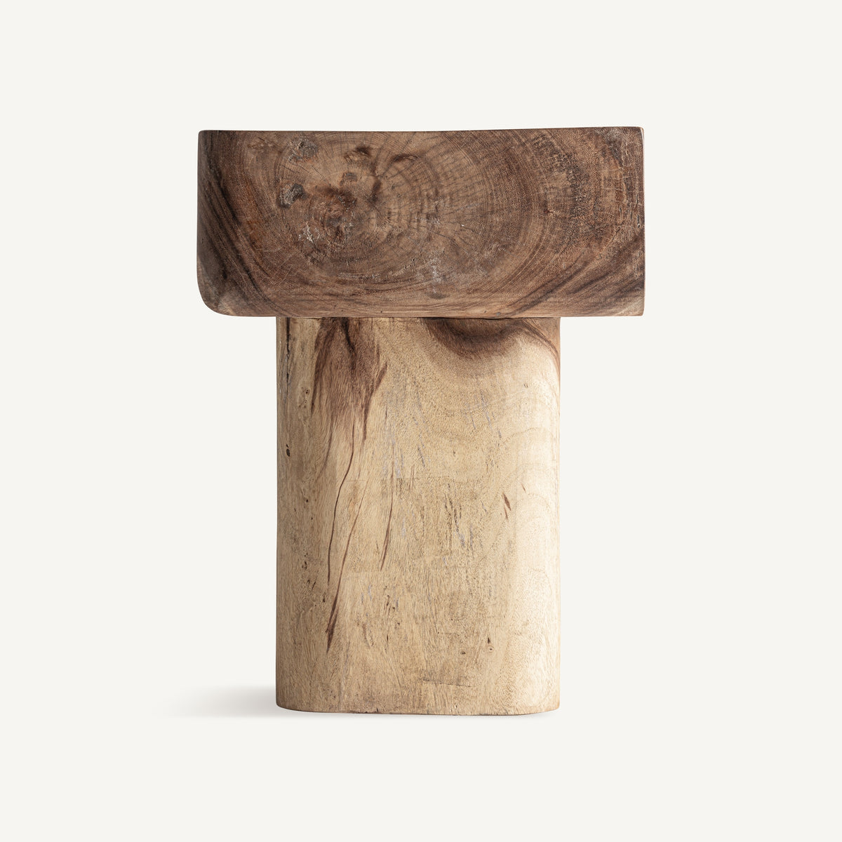 Silla baja de madera de suar Guardamar